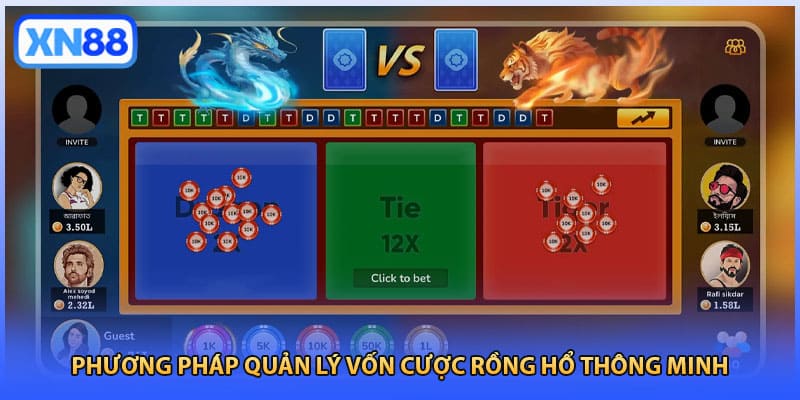 Phương pháp quản lý vốn cược rồng hổ thông minh